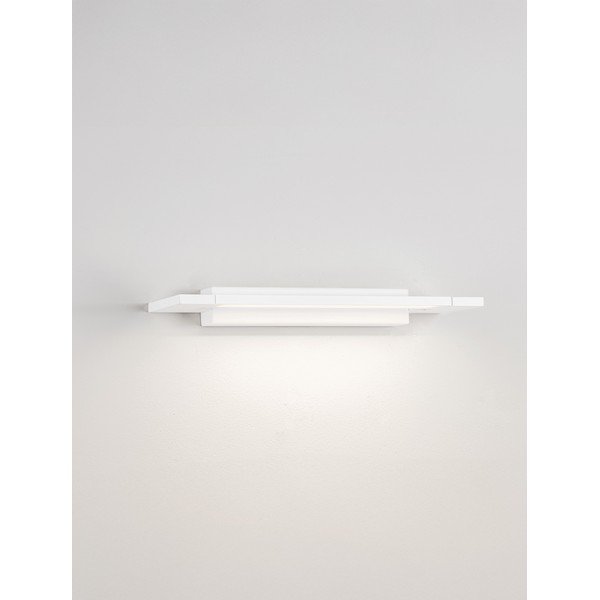 Алуминиева LED стенна лампа в матово бял цвят Livo – Nova Luce-image-4
