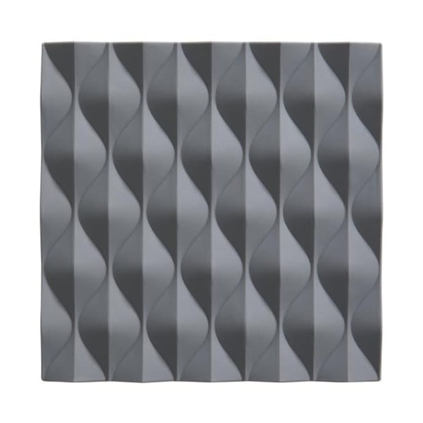 Сива силиконова подложка за гореща тенджера Origami Wave - Zone