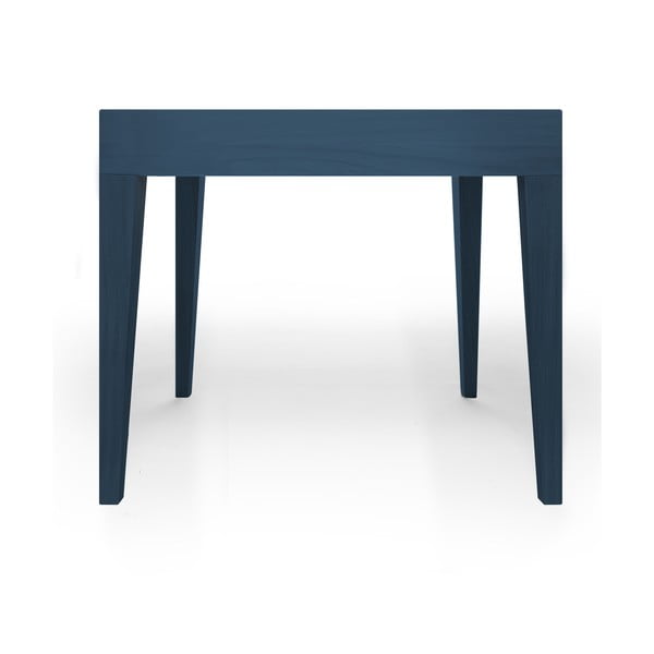 Modrý jídelní stůl  z dubového dřeva  Another Brand Cubo Square