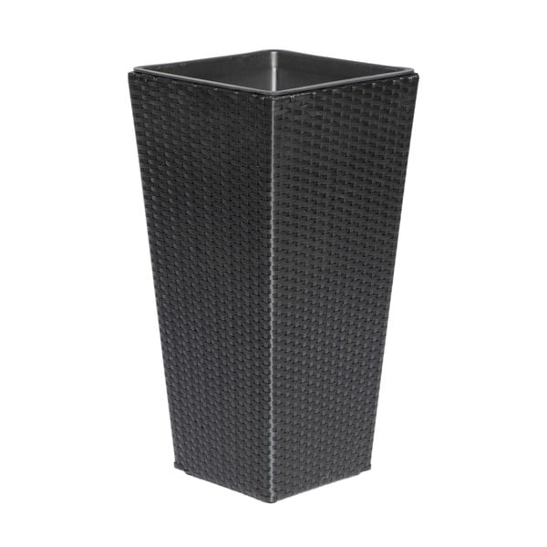 Черна градинска саксия Rose - Bonami Essentials-image-1