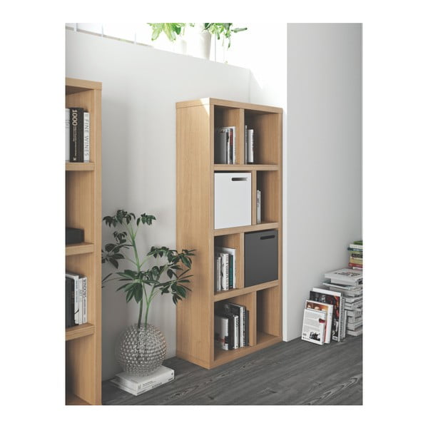 Библиотека от декор от дъб  естествена 70x159 cm Berlin – TemaHome-image-4