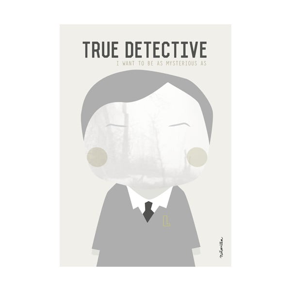 Plakát NiñaSilla True Detective, 21 x 42 cm