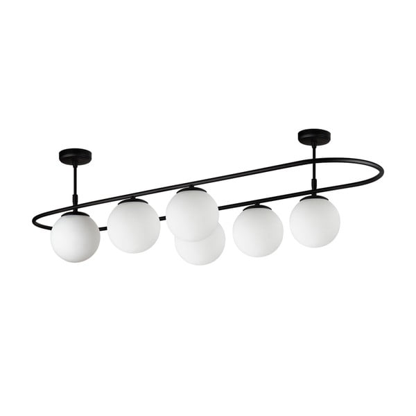 Черно таванно осветително тяло, дължина 124 cm Elips - Squid Lighting-image-2