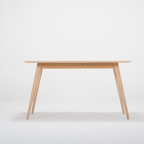 Работна маса от масивен дъб Stafa - Gazzda-image-1