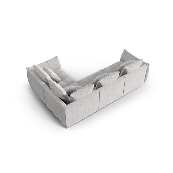 Светлосив ъглов диван (десен ъгъл/L форма) Bloom – Micadoni Home-image-2