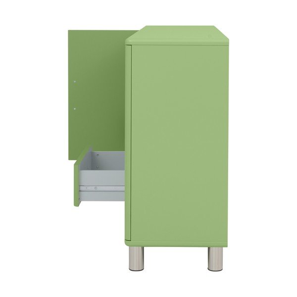 Зелен нисък скрин 146x92 cm Malibu - Tenzo-image-4