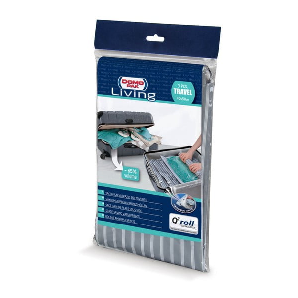 Комплект от 3 вакуумни торбички за пътуване Travel - Domopak