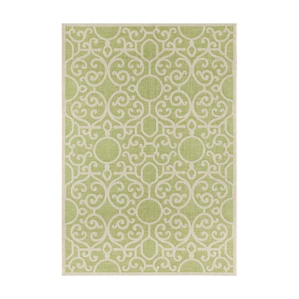 Зелен и бежов килим на открито , 70 x 140 cm Nebo - NORTHRUGS