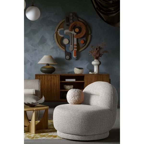 Светлосиво кресло Ovo – Miuform-image-4