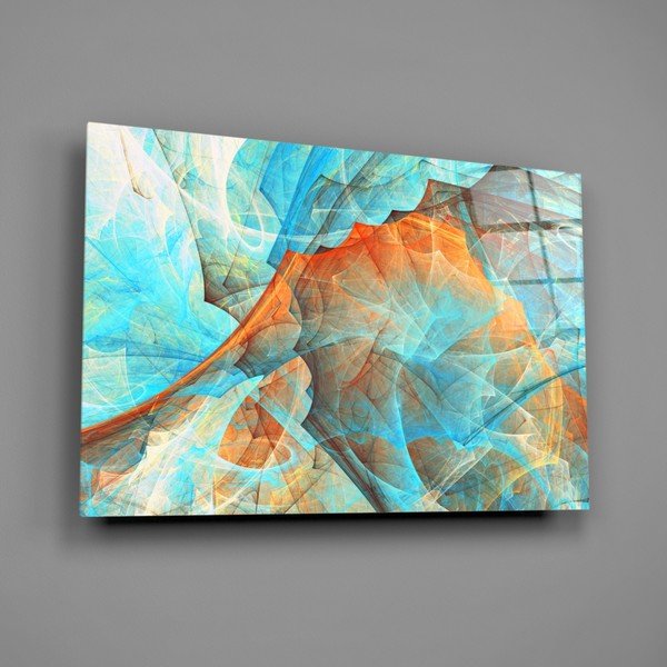 Картина върху стъкло , 110 x 70 cm Colored Nets - Insigne-image-3