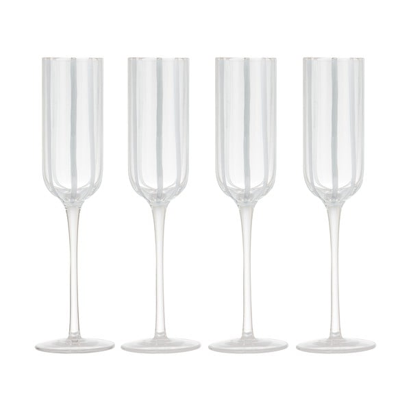 Чаши за шампанско в комплект от 4 бр. 180 ml Stripe – Ladelle
