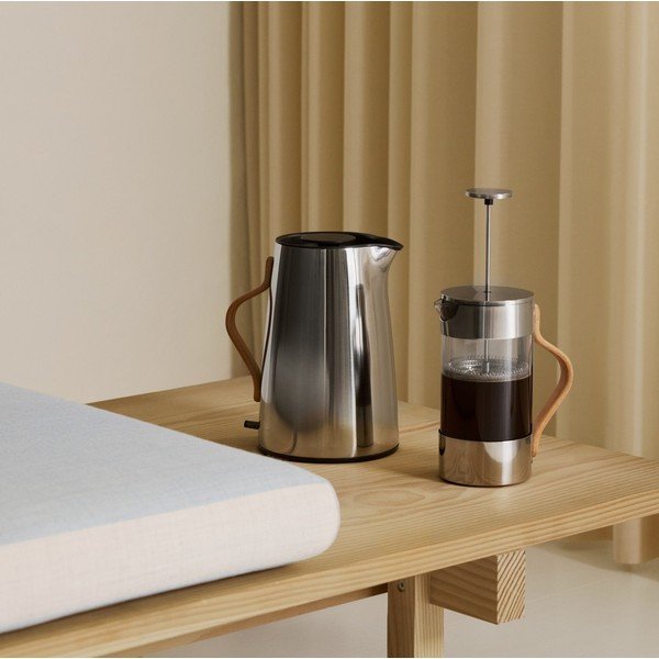 Електрическа кана от неръждаема стомана в сребрист цвят 1,2 l Emma – Stelton-image-1