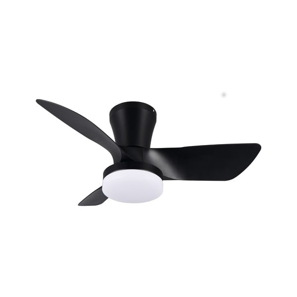 Черно LED осветително тяло за таван Randers – Trio