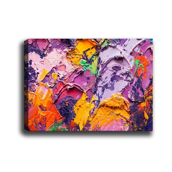 Изображение Strokes, 140 x 100 cm Colorful Strokes - Tablo Center