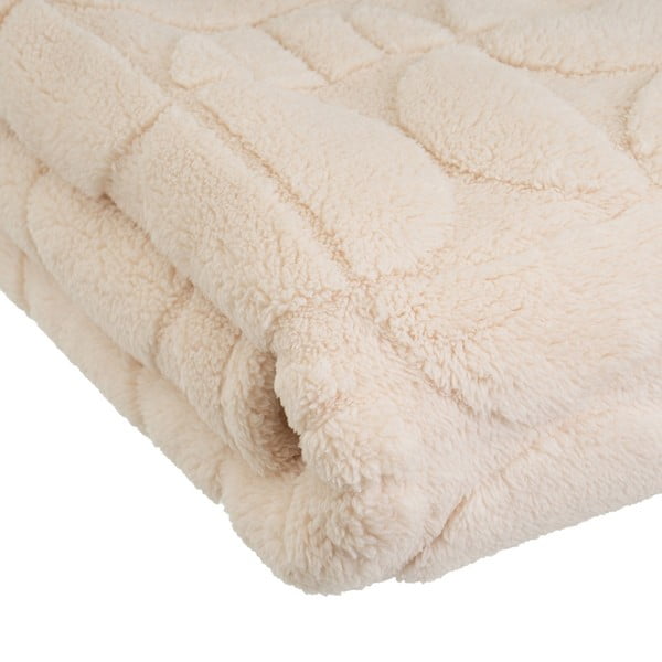 Бежово одеяло от микроплюш 130x160 cm Mid Century – Casa Selección-image-3