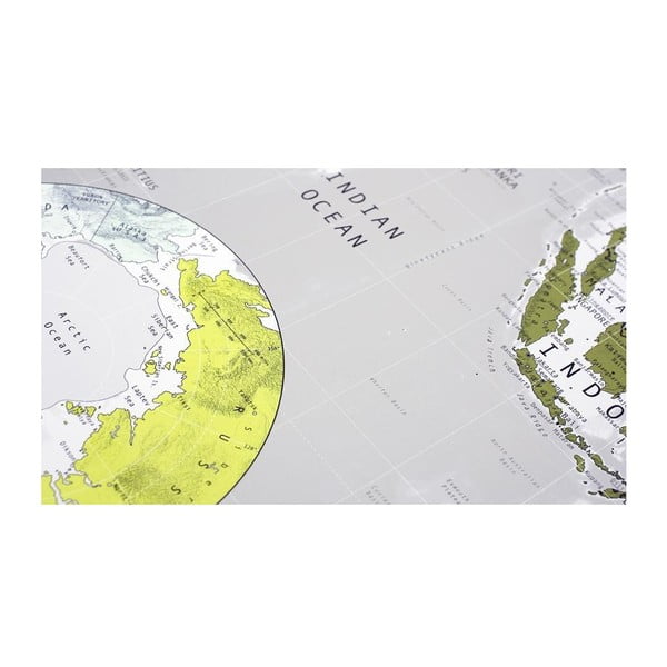 Zelená magnetická mapa světa The Future Mapping Company Future Map, 101 x 58 cm-image-3