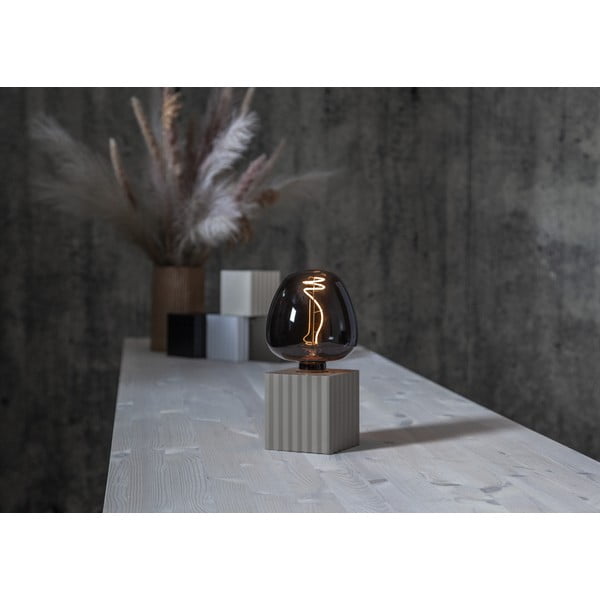 Светлосива основа за лампа 10 cm Box - Star Trading-image-3