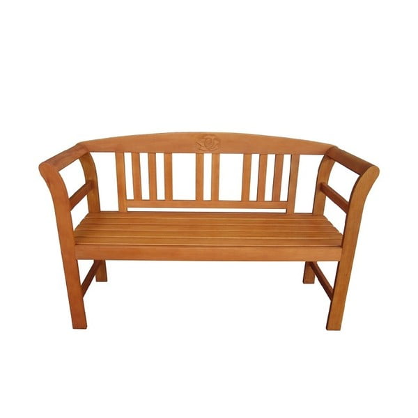 Кафява градинска пейка от масивно дърво San Jose – Garden Pleasure-image-1