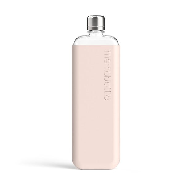 Розов силиконов ръкав за бутилка SLIM Sleeve Slim - Memobottle-image-2