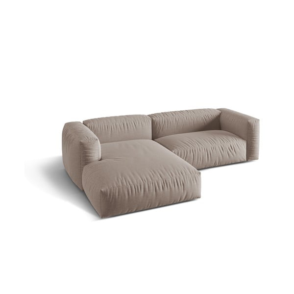 Бежов модулен ъглов диван (ляв ъгъл) Martina – Micadoni Home-image-2