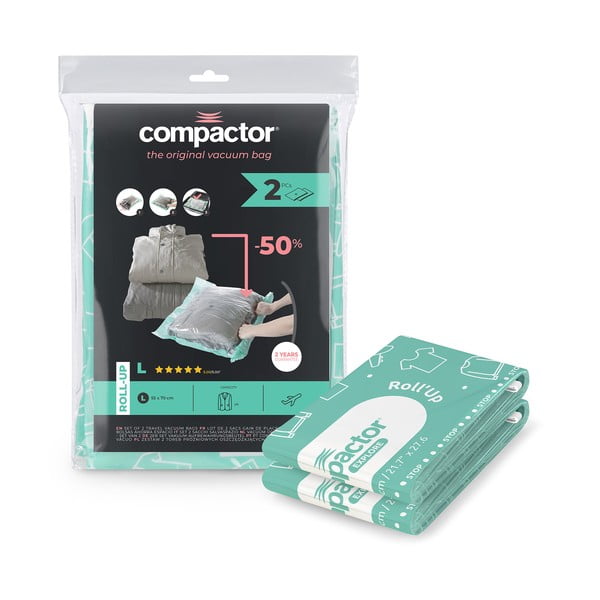 Вакуумни торбички в комплект от 2 броя Roll Up L – Compactor