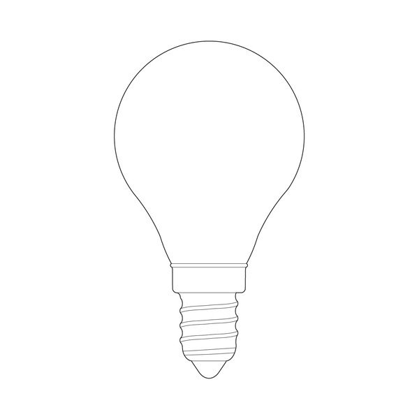 Топла LED крушка с възможност за димиране E14, 3 W Porcelain I - tala-image-4