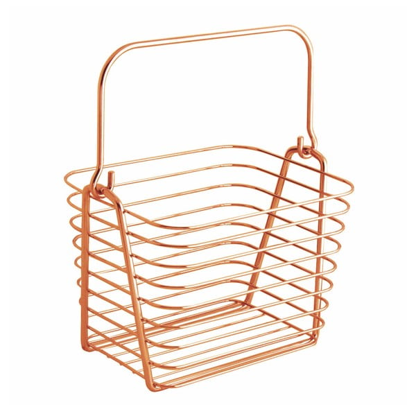 Оранжева метална висяща кошница iDesign, 21,5 x 19 cm Classico - iDesign