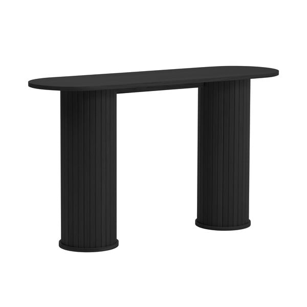 Черна конзолна маса 40x130 cm Nola – Unique Furniture-image-2