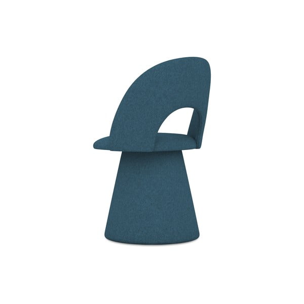 Син тапициран трапезен стол Kalo – Makamii-image-4