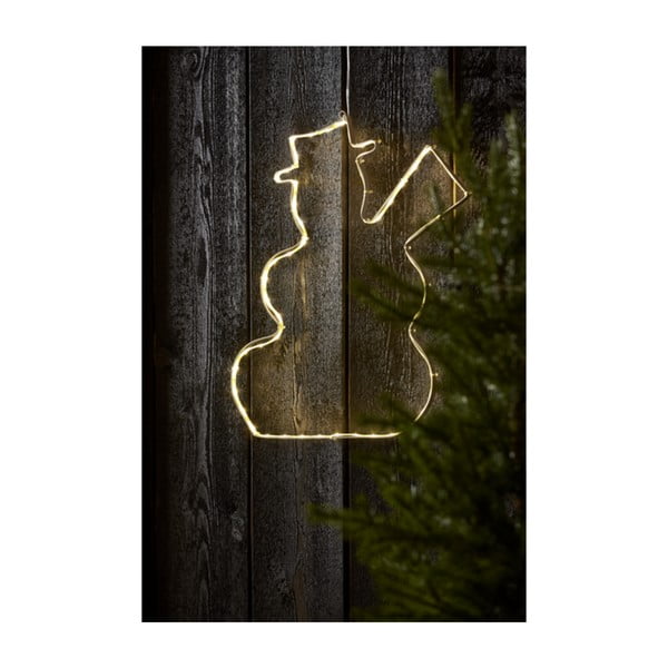 Висяща LED декорация Lumiwall Snowman, височина 50 cm - Star Trading-image-1