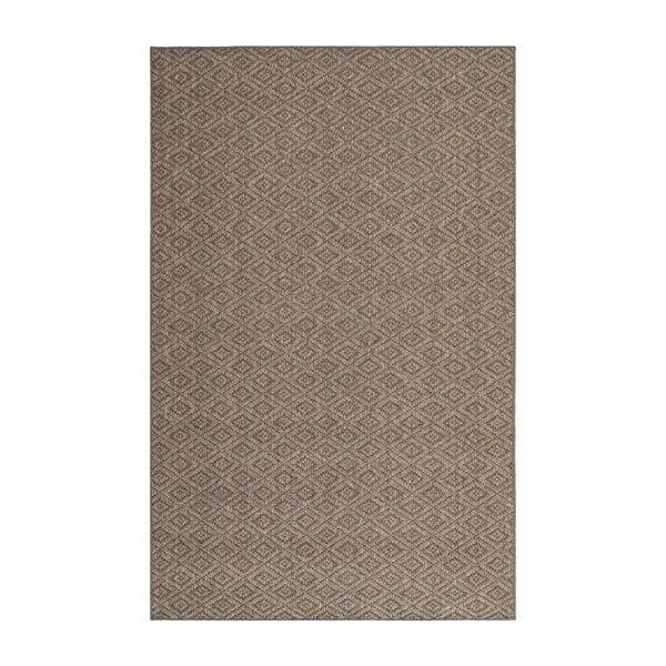 Hnědý vlněný koberec Safavieh Greenwich, 182 x 121 cm