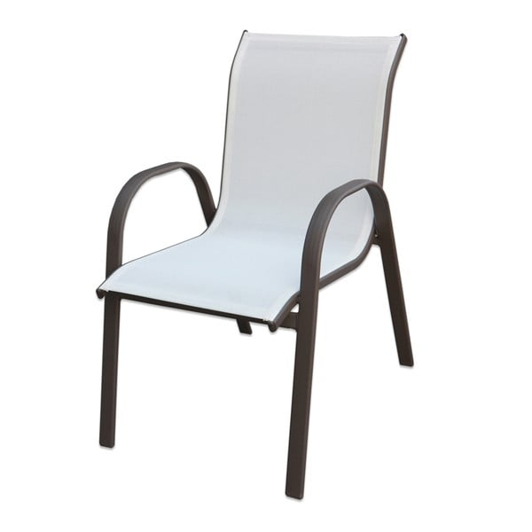 Черно-бял градински стол Clasic - LDK Garden