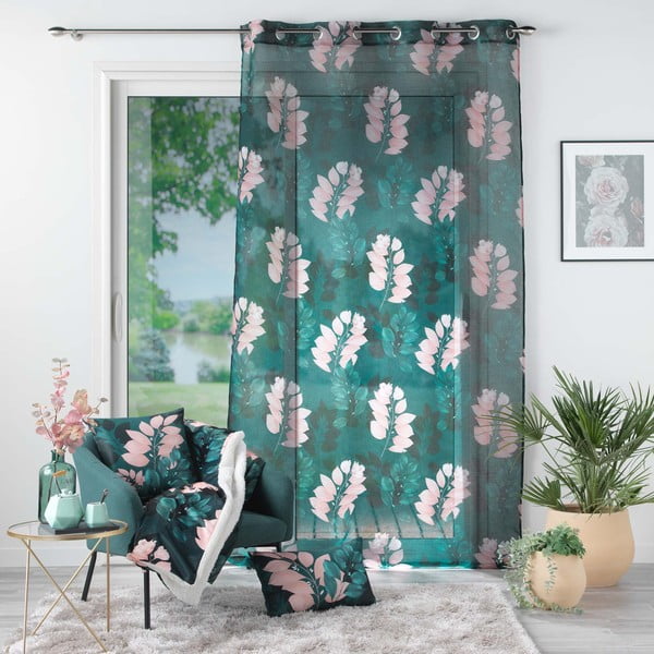 Тъмнозелена завеса 140x280 cm Belline – douceur d'intérieur-image-2