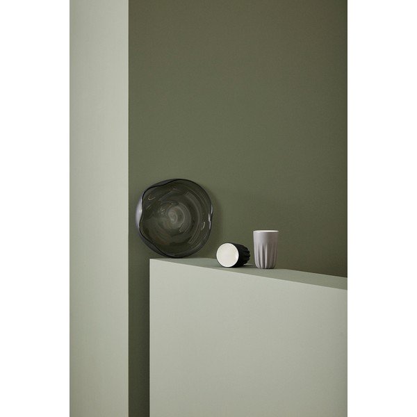 Сиви стъклени купи 2 бр. ø 30 cm Bow – Hübsch-image-1