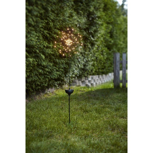 Външно соларно LED осветително тяло с бели светодиоди, височина 100 cm Firework - Star Trading-image-3
