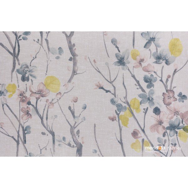 Сиво-бяла завеса 300x260 cm Olivia - Mendola Fabrics-image-3