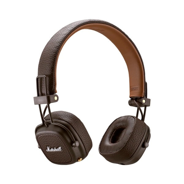 Кафяви безжични слушалки Major III - Marshall