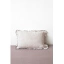Натурална ленена калъфка за възглавница с ивици, 50 x 60 cm - Linen Tales