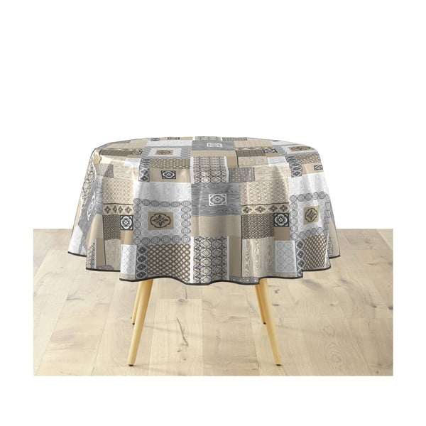 Измиваема покривка за маса от PVC  ø 160 cm Costa – douceur d'intérieur