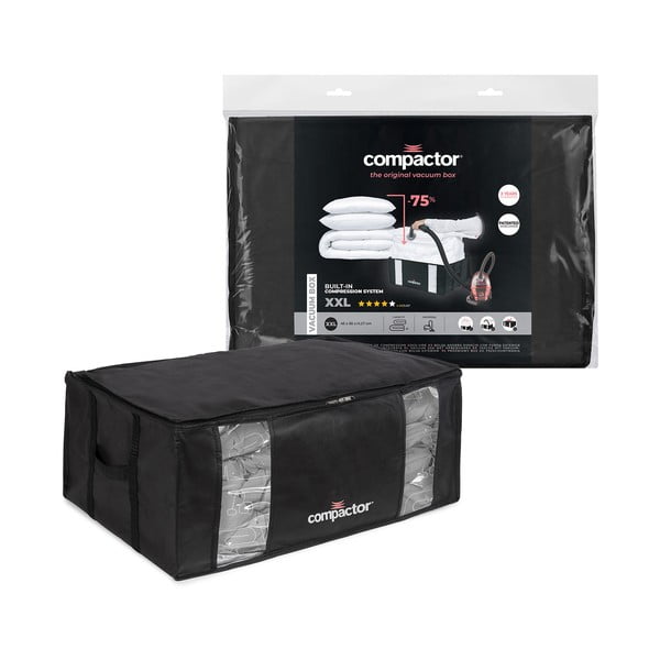 Черна кутия за съхранение с вакуумна опаковка Black Edition, обем 210 л - Compactor