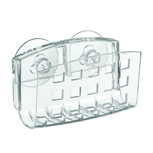 Прозрачен държач с вендузи , 5 x 14 cm - iDesign