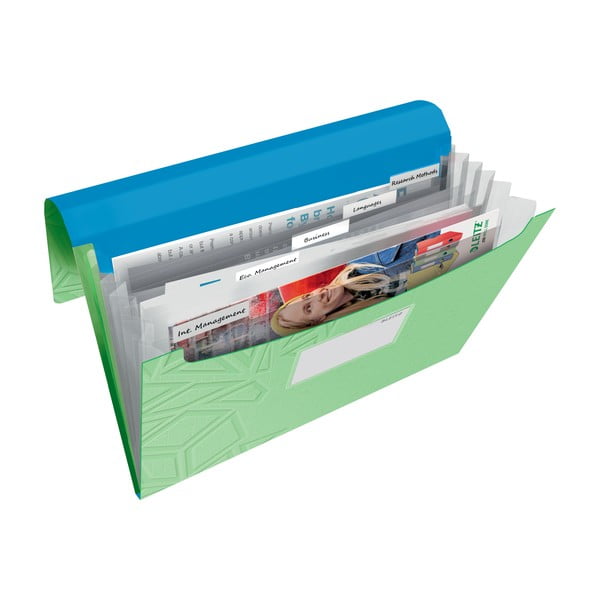 Зелено куфарче с отделения - Leitz-image-1