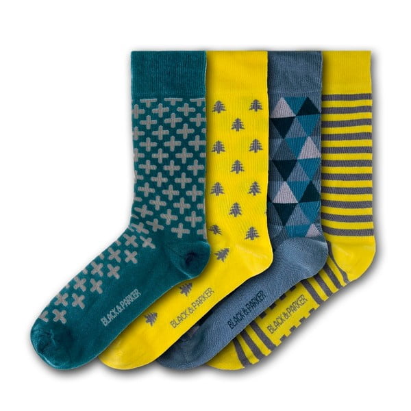 Комплект от 4 чифта чорапи Tresco Abbey, размери 37-43 - Black&Parker London