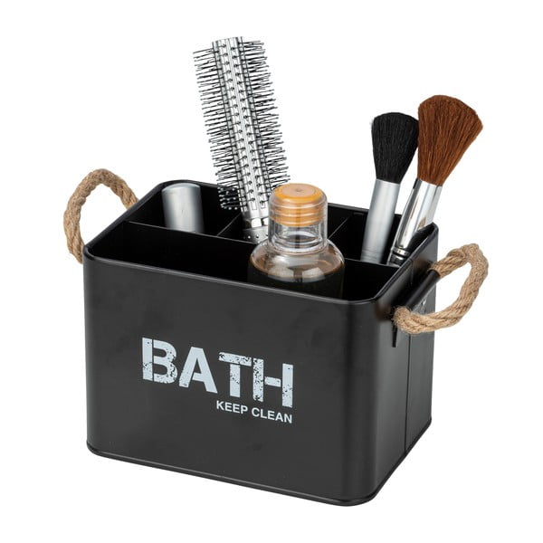 Черен органайзер за баня с 4 отделения Gara - Wenko-image-2