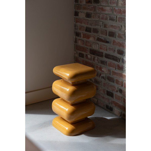 Метална странична масичка 29x29 cm Stubby – Dutchbone-image-1