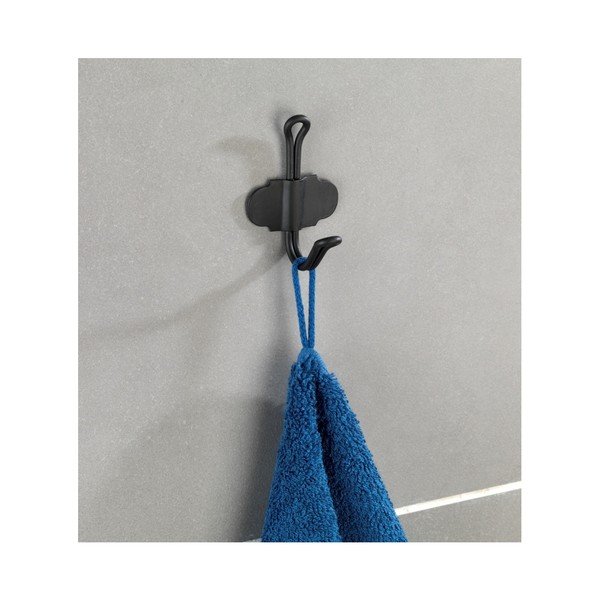 Черна самозадържаща се кука за стена Nostalgia - Wenko-image-1