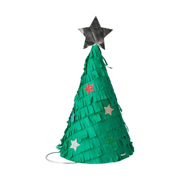 Парти шапки в комплект от 6 броя Christmas Tree - Meri Meri