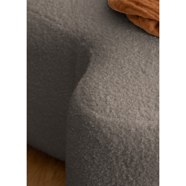 Кафява табуретка от плат букле Miuf - Miuform-image-4