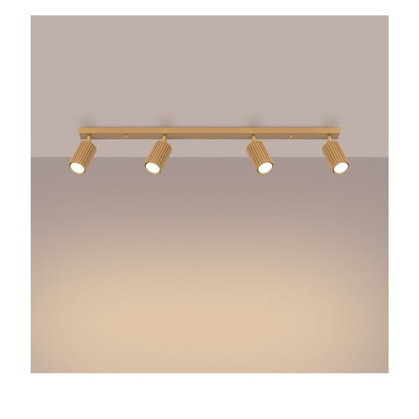 Прожектор в златист цвят 6,5x81 cm Gleam – Sollux-image-2