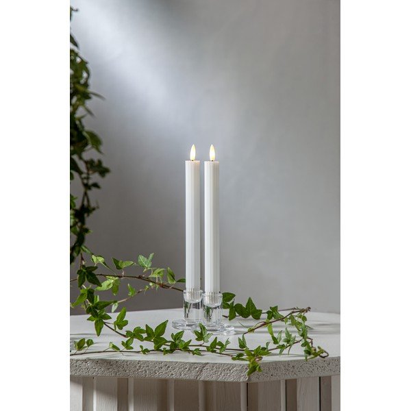 LED свещи в комплект от 2 броя (височина 25 см) Flamme Stripe - Star Trading-image-3